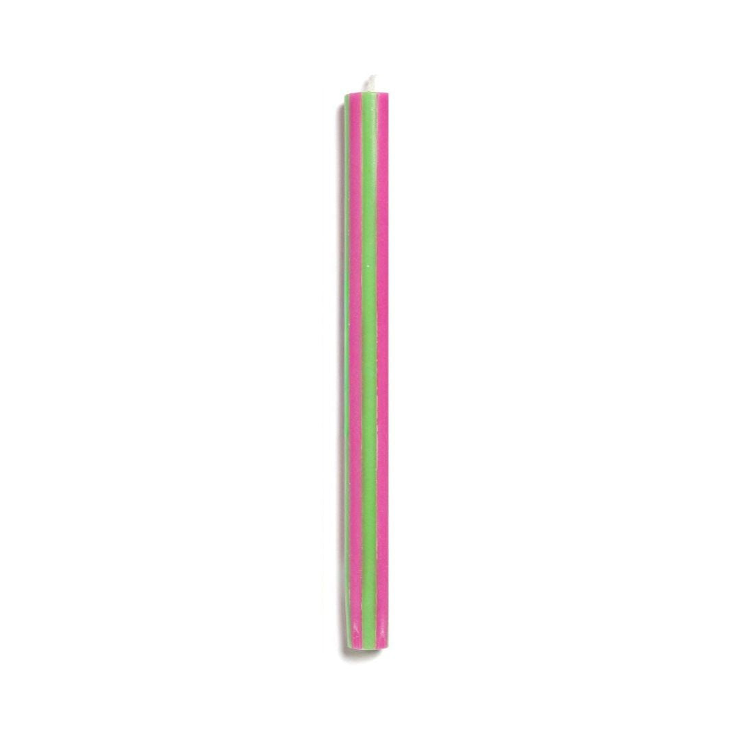 Striped Dinner Candle