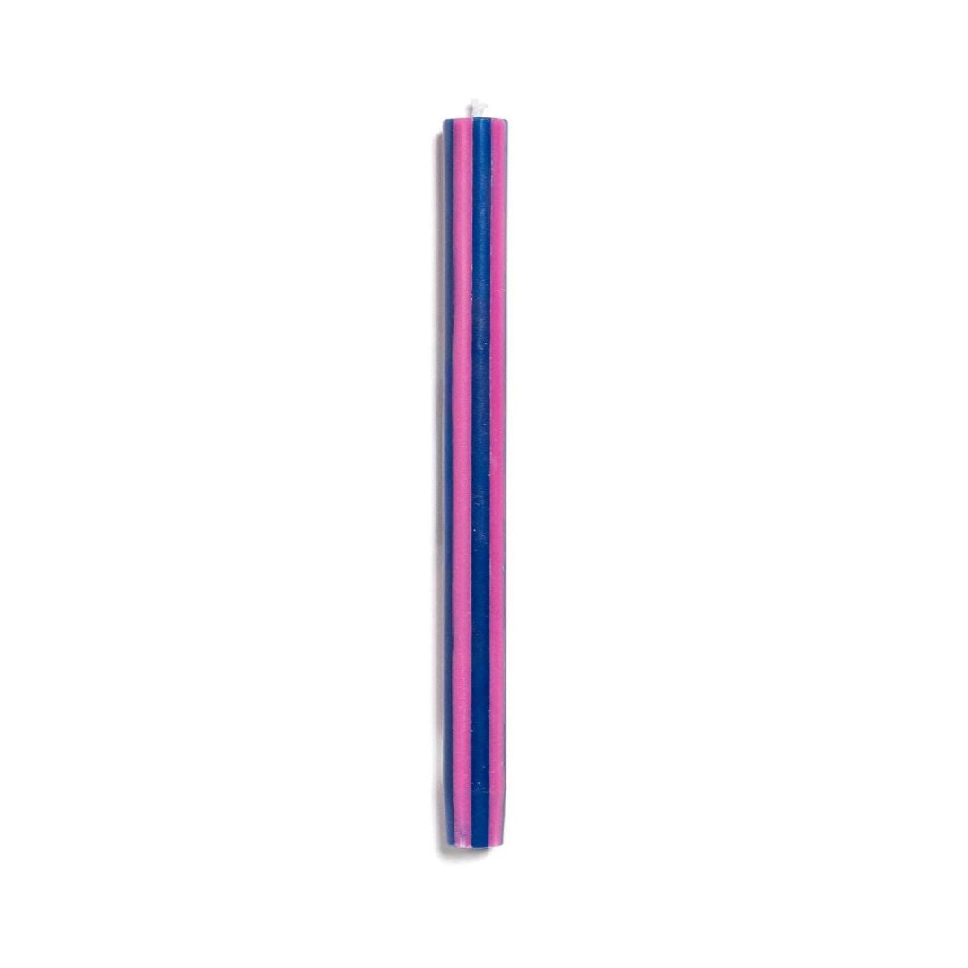 Striped Dinner Candle