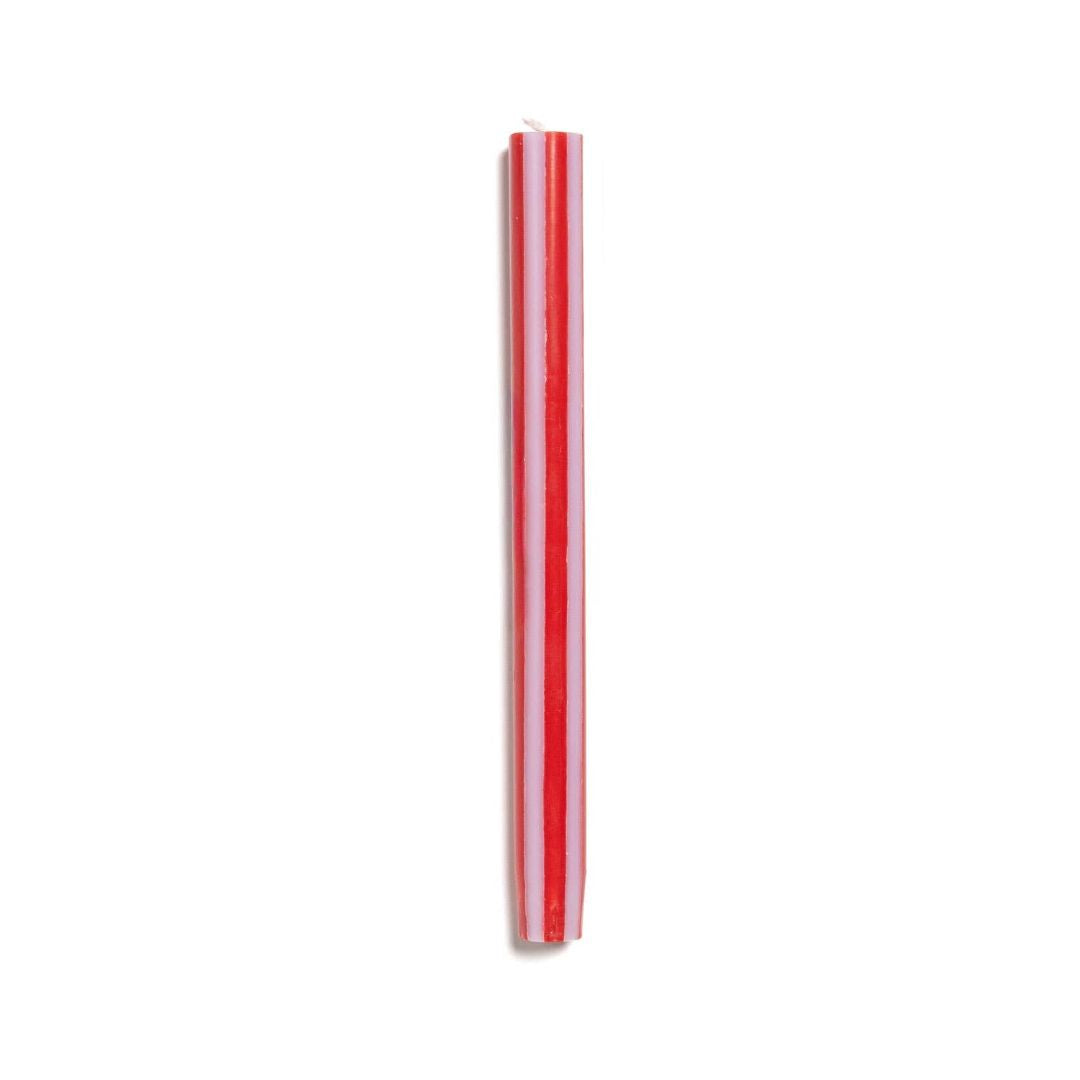 Striped Dinner Candle