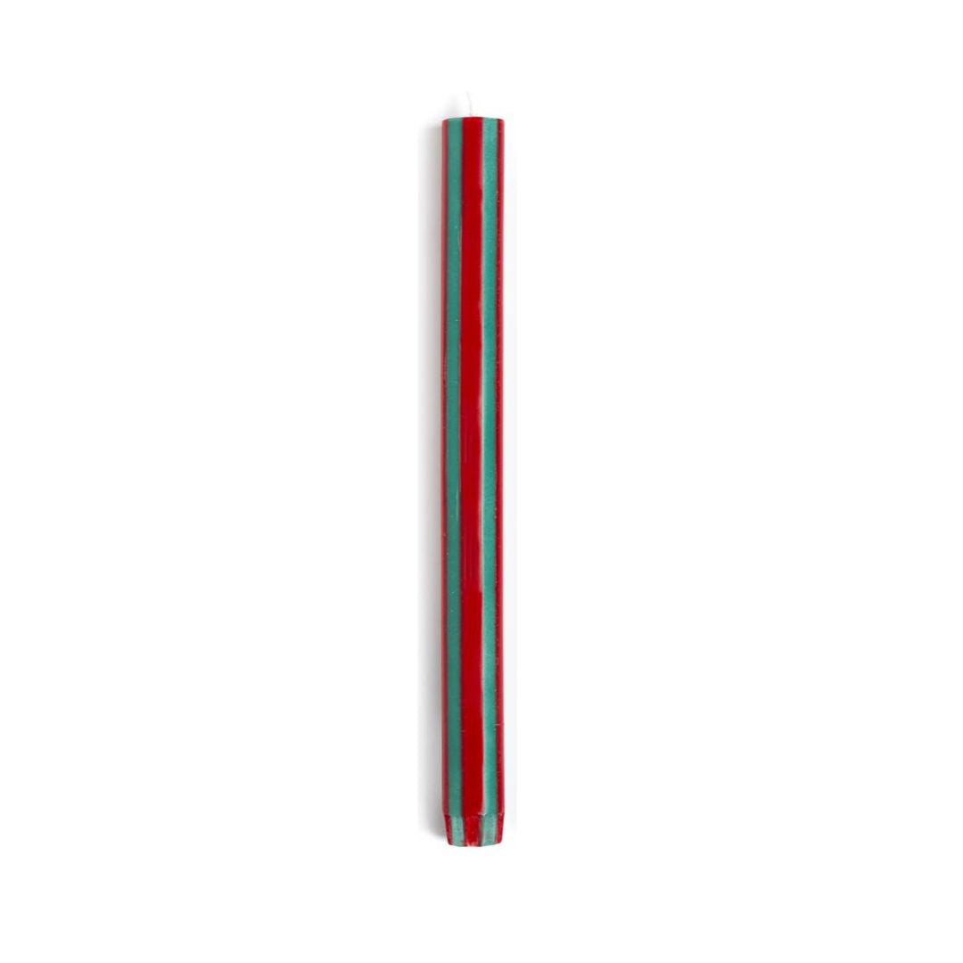 Striped Dinner Candle