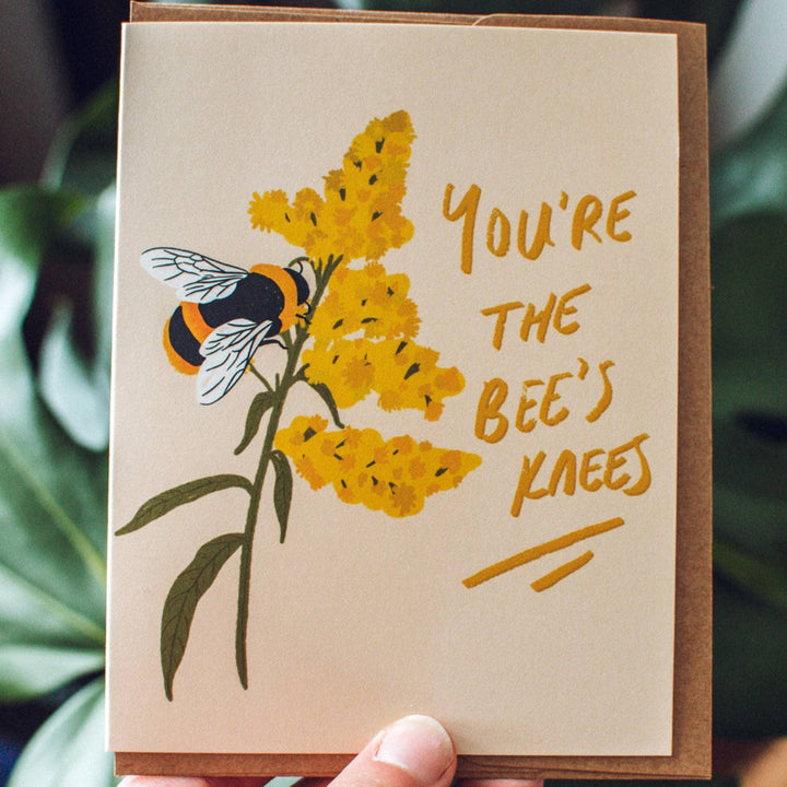 You're The Bees Knees Encouragement Card