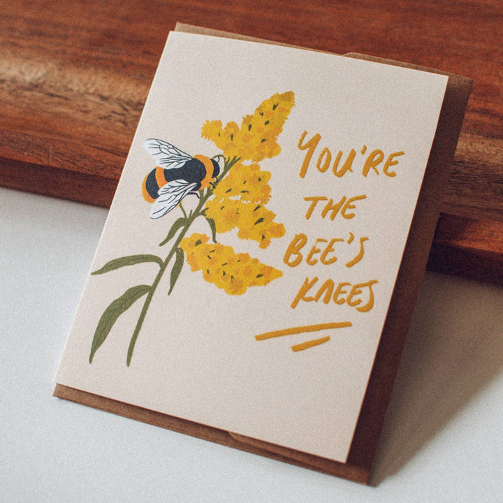 You're The Bees Knees Encouragement Card