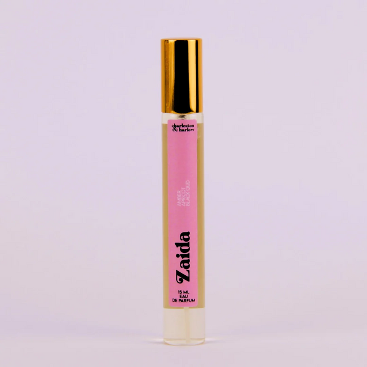 A bottle of Charleston & Harlow perfume named 
