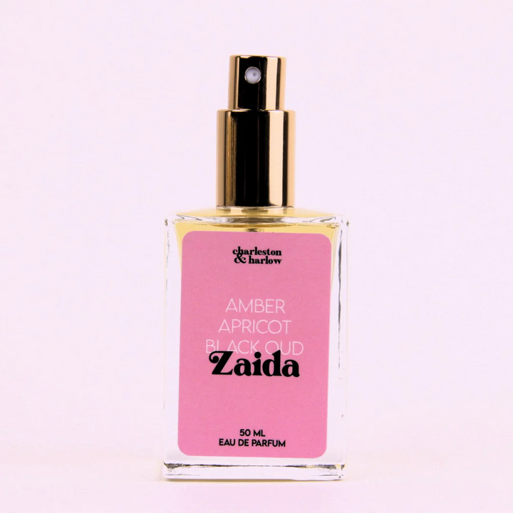 A bottle of Charleston & Harlow perfume named 