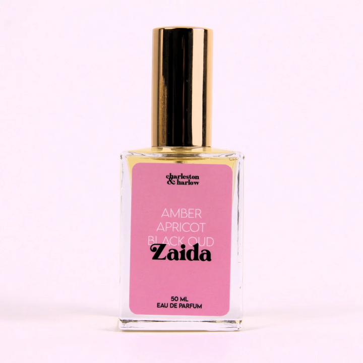 A bottle of Charleston & Harlow perfume named 