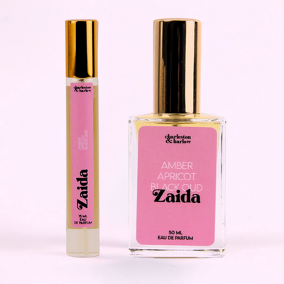 A bottle of Charleston & Harlow perfume named 