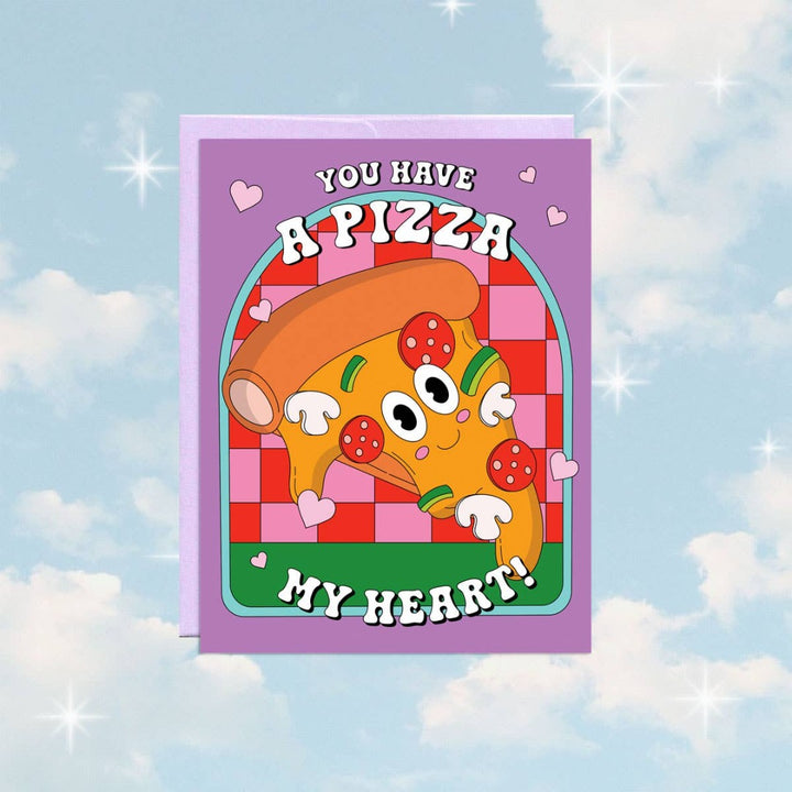 Pizza My Heart Love Card