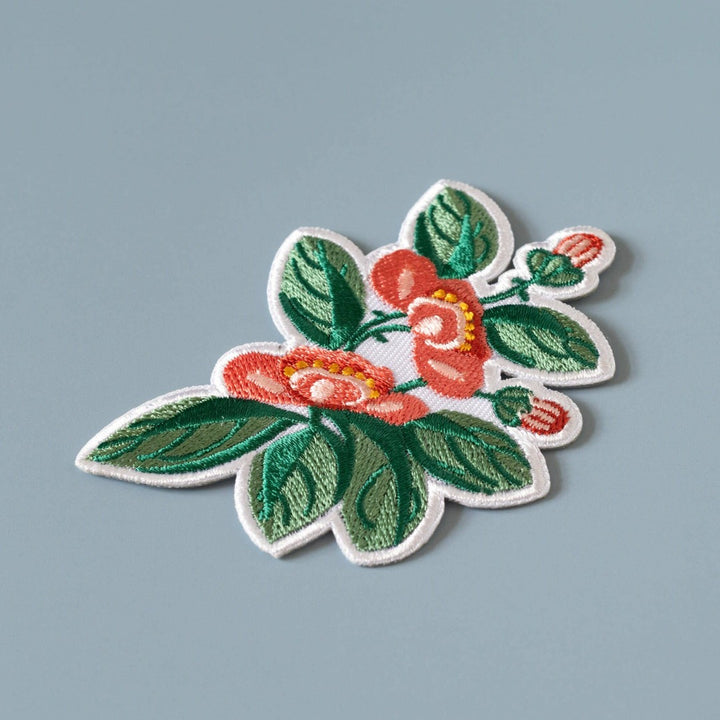 Blossoming Elegance Embroidered Patch