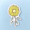 Sunflower Vinyl Sticker