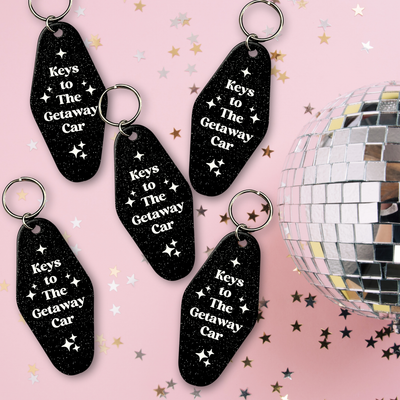 Keys To The Getaway Car Motel Keychain