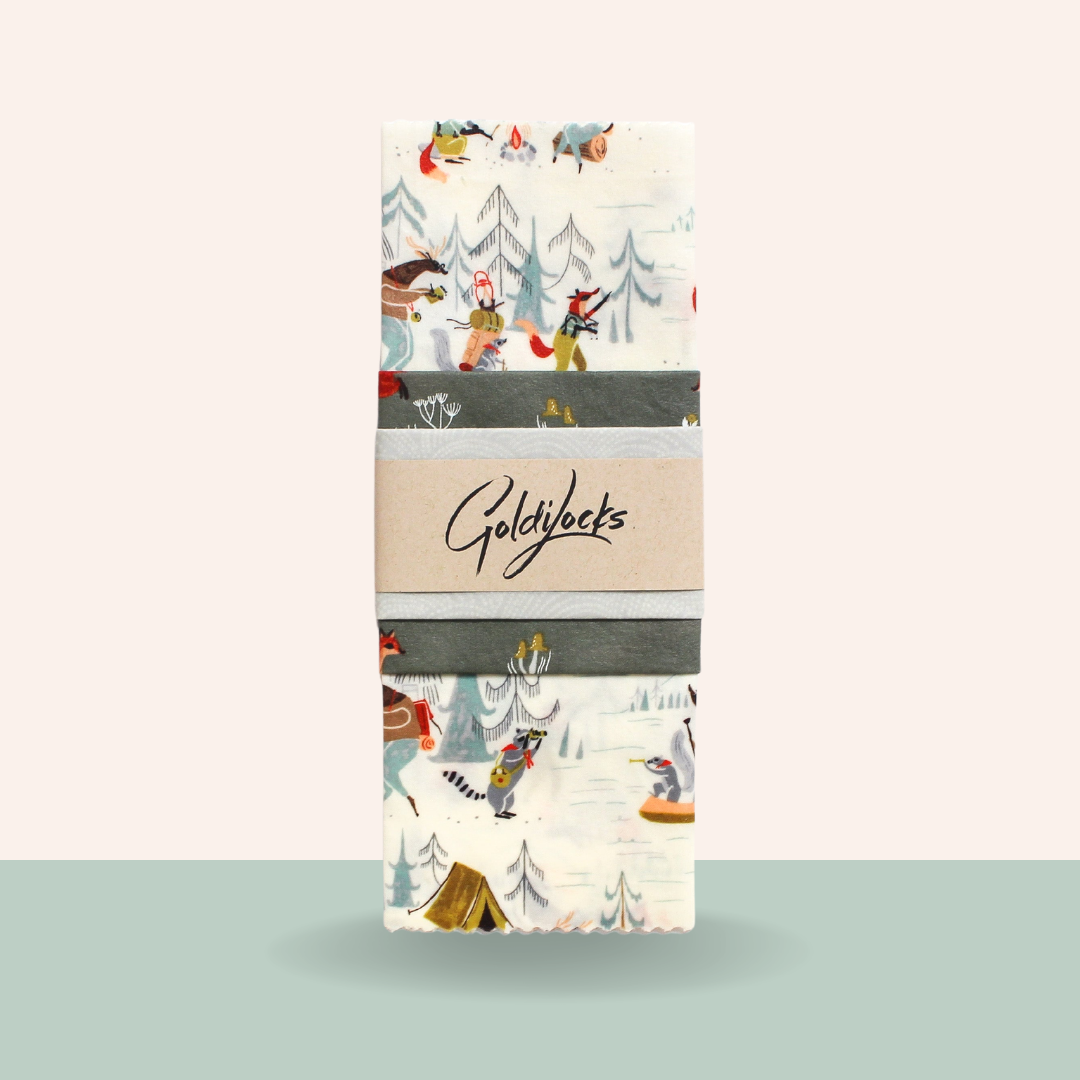 Furry Friends Reusable Beeswax Food Wraps Set