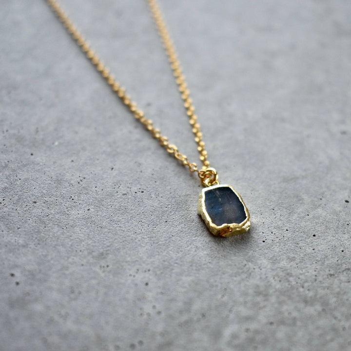 Labradorite Gold Necklace
