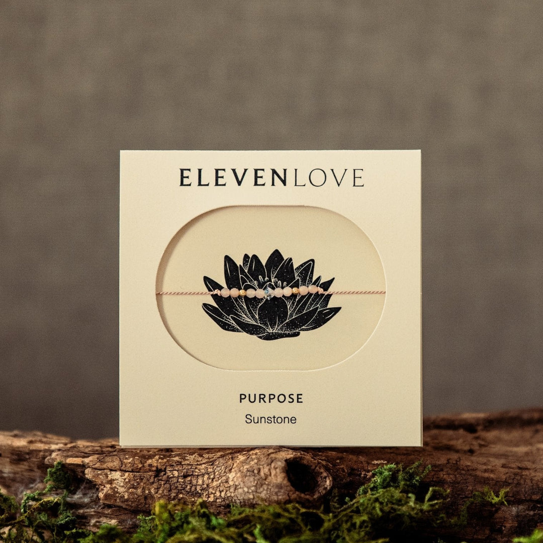 Product packaging with 'Eleven Love' branding on a natural background