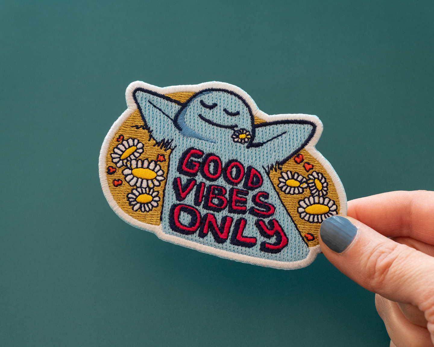 Good Vibes Only Embroidered Patch