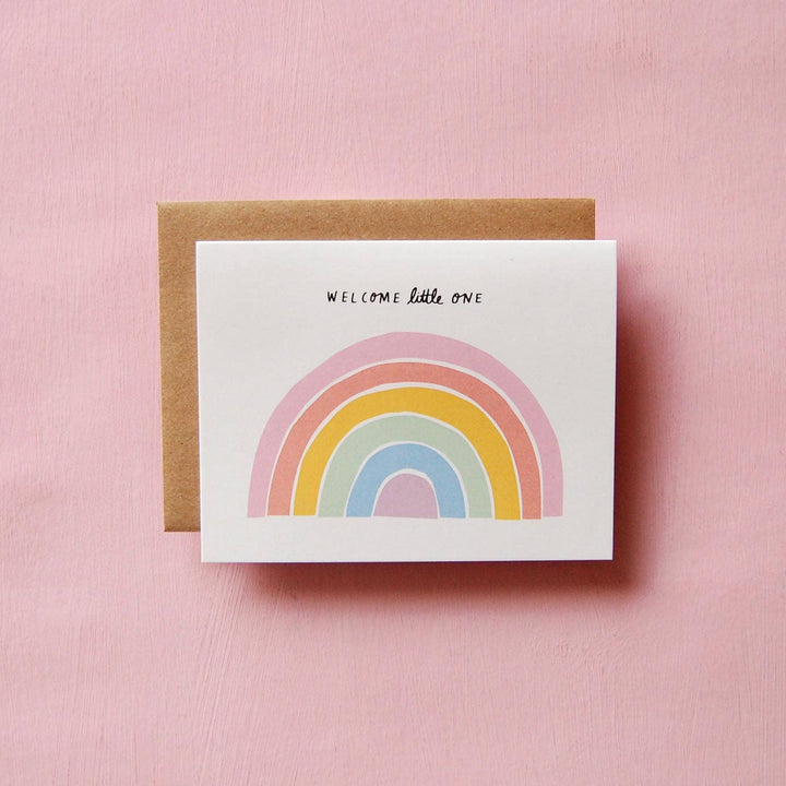Little Rainbow Baby Card