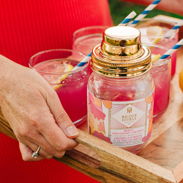 Mason Jar Cocktail Shaker Lid