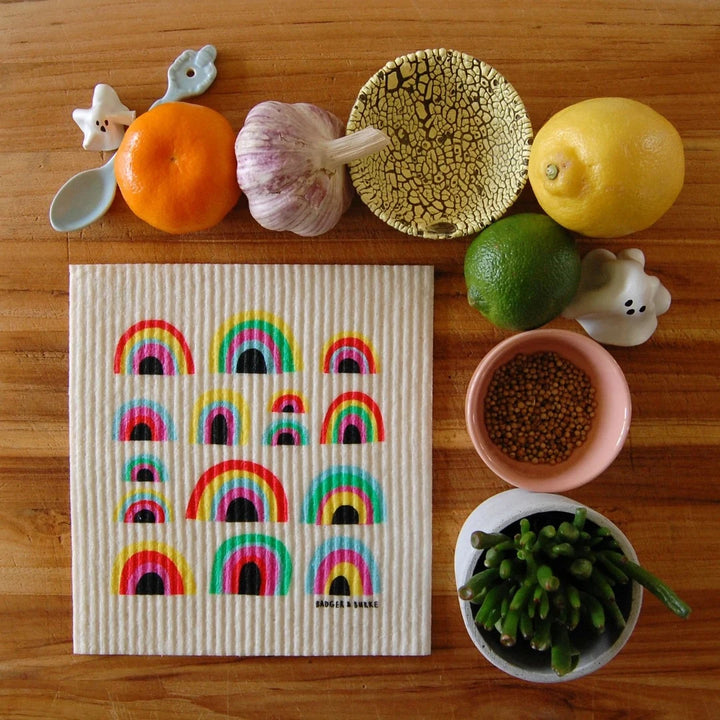 Rainbow Sponge Cloth