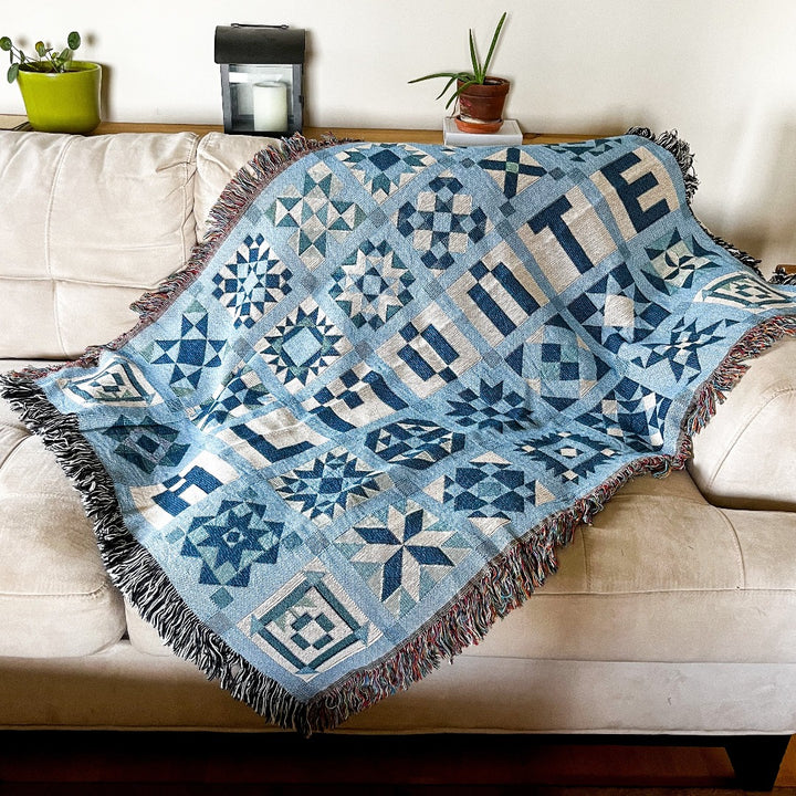 Blue Almonte Quilt Blanket