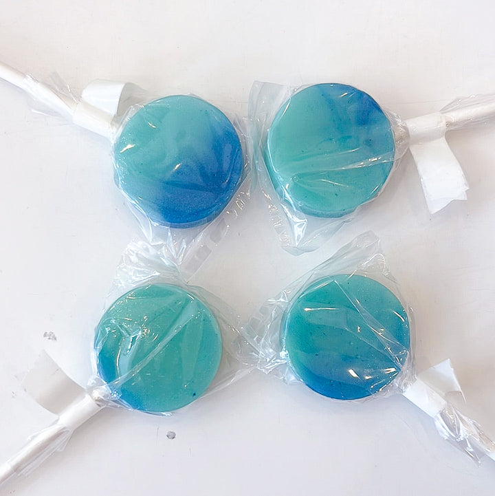 Sour Blue Raspberry Lollipop