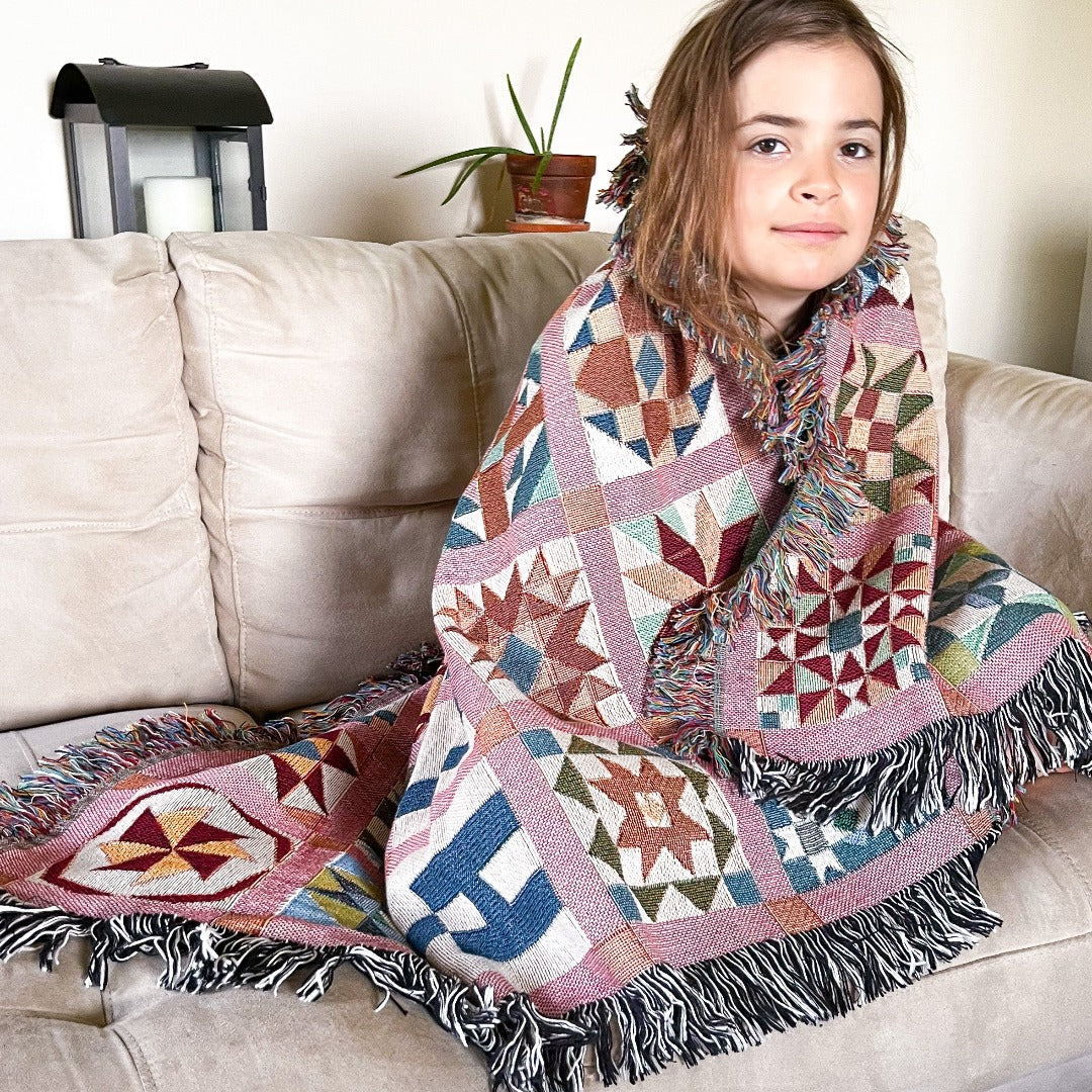 Blue Almonte Quilt Blanket