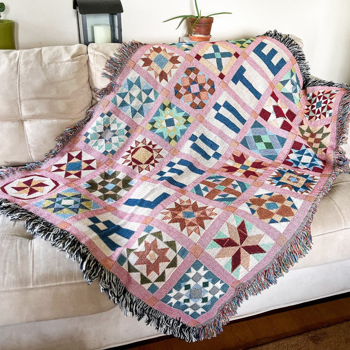 Multi-Colour Almonte Quilt Blanket