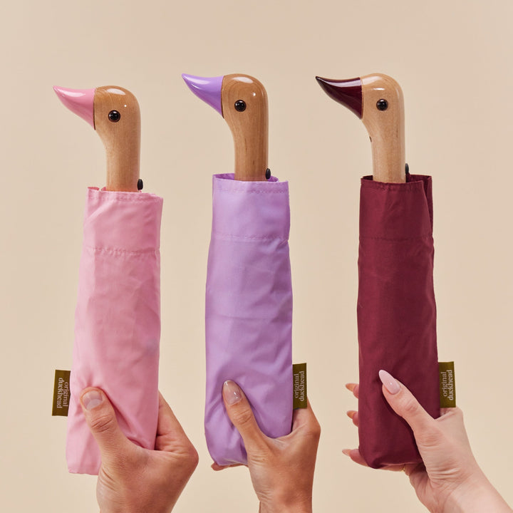 Pink Eco-Friendly Duck Umbrella