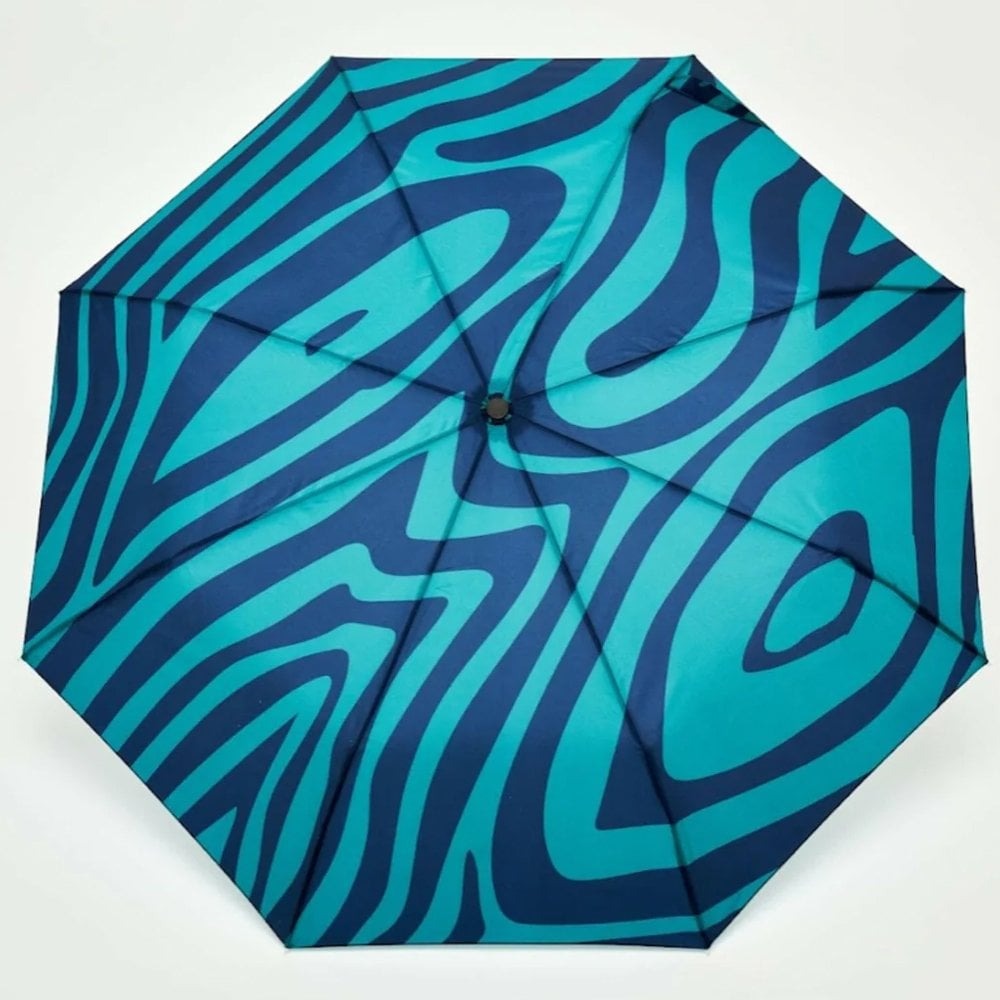 Swirl in Blue Eco-Friendly Duck Umbrella