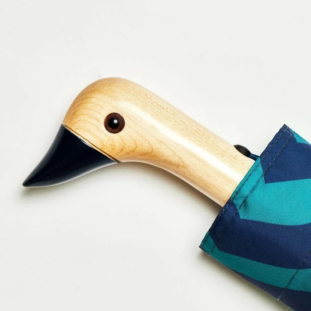 Swirl in Blue Eco-Friendly Duck Umbrella