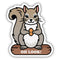 Oh Look Squirrel Sticker