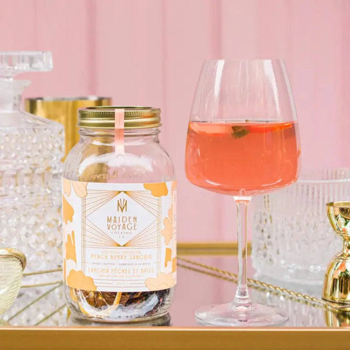 Peach Berry Sangria Infusion Jar