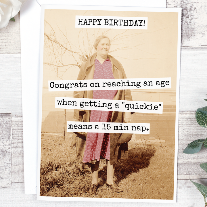 Happy Birthday Quickie Card
