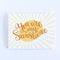 You Are My Sunshine Card