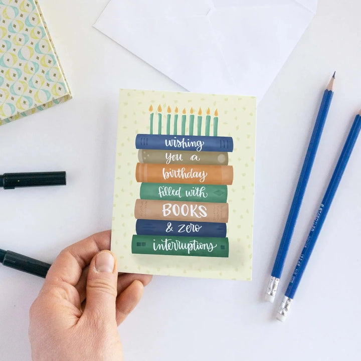 Book Lover Birthday Card