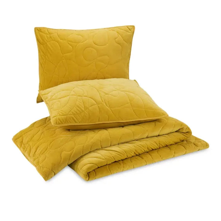 Spun Metal Quilt Set