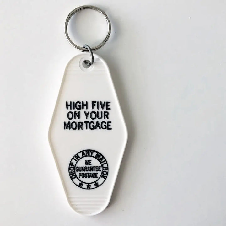 High Five Mortgage Key Tag