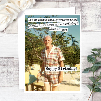 Longevity Birthday Card