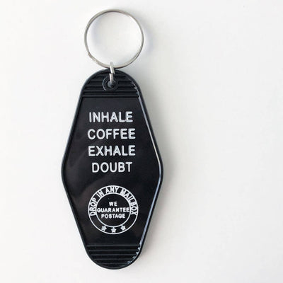 Inhale Coffee Key Tag