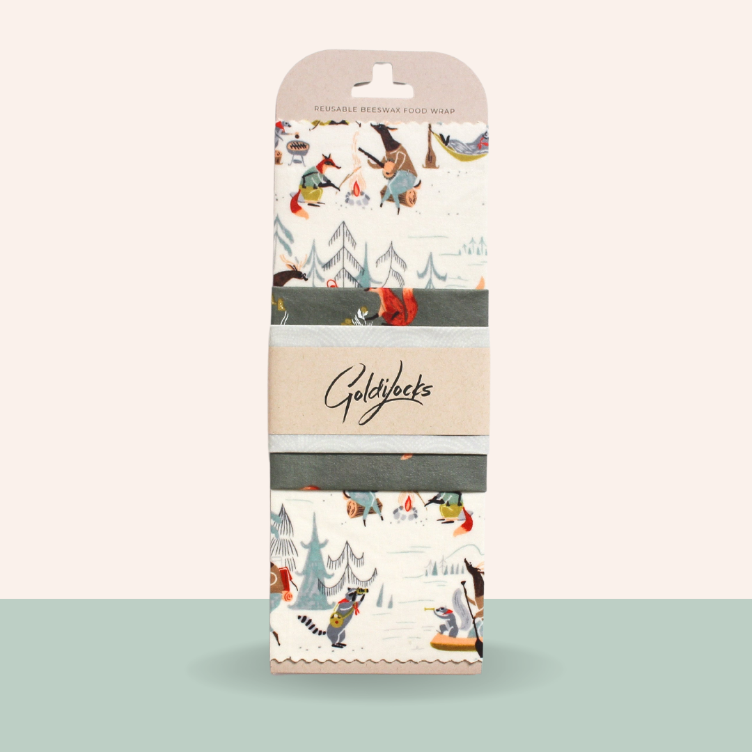 Furry Friends Reusable Beeswax Food Wraps Set