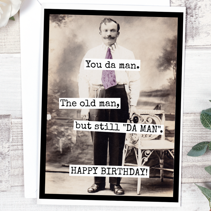 You Da Man Birthday Card