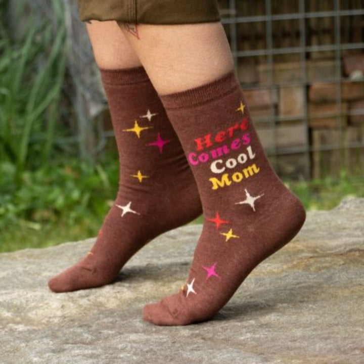 Here Comes Cool Mom Womens Socks