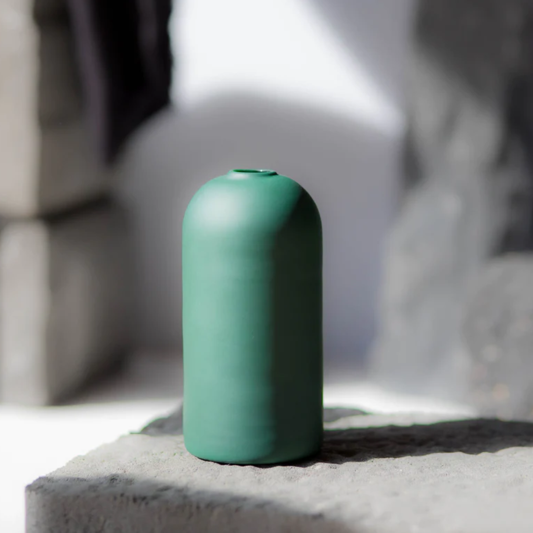 Green Wylie Everlasting Candle Vase