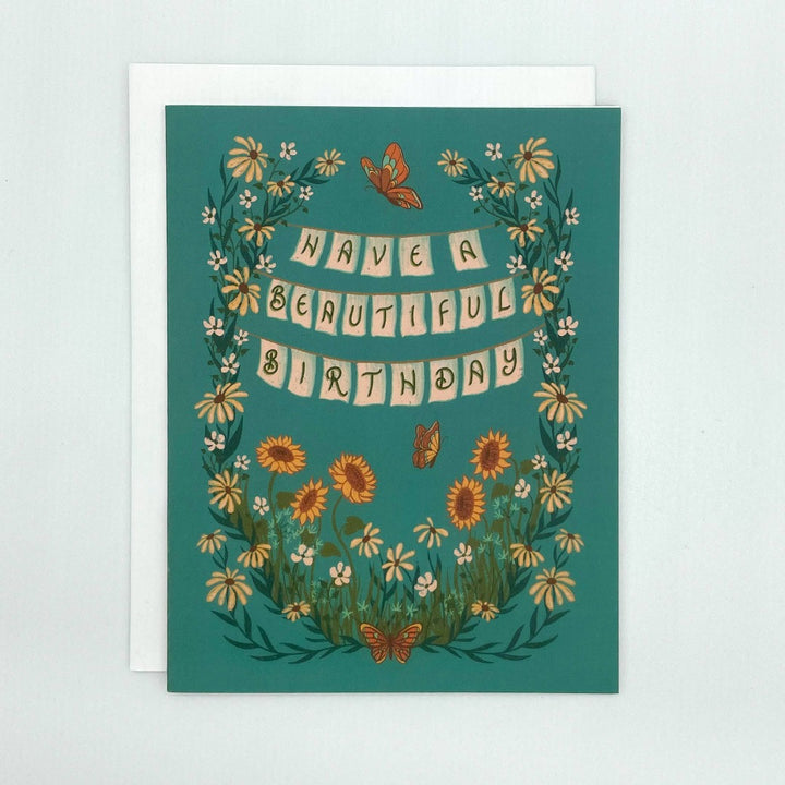 Cottagecore Wildflower Birthday Card
