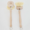 two Zero Waste MVMT wooden dish brushes with replaceable heads