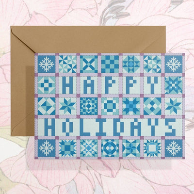 Happy Holidays Quilt Card