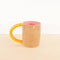 Pink and Orange Colorblock Mug