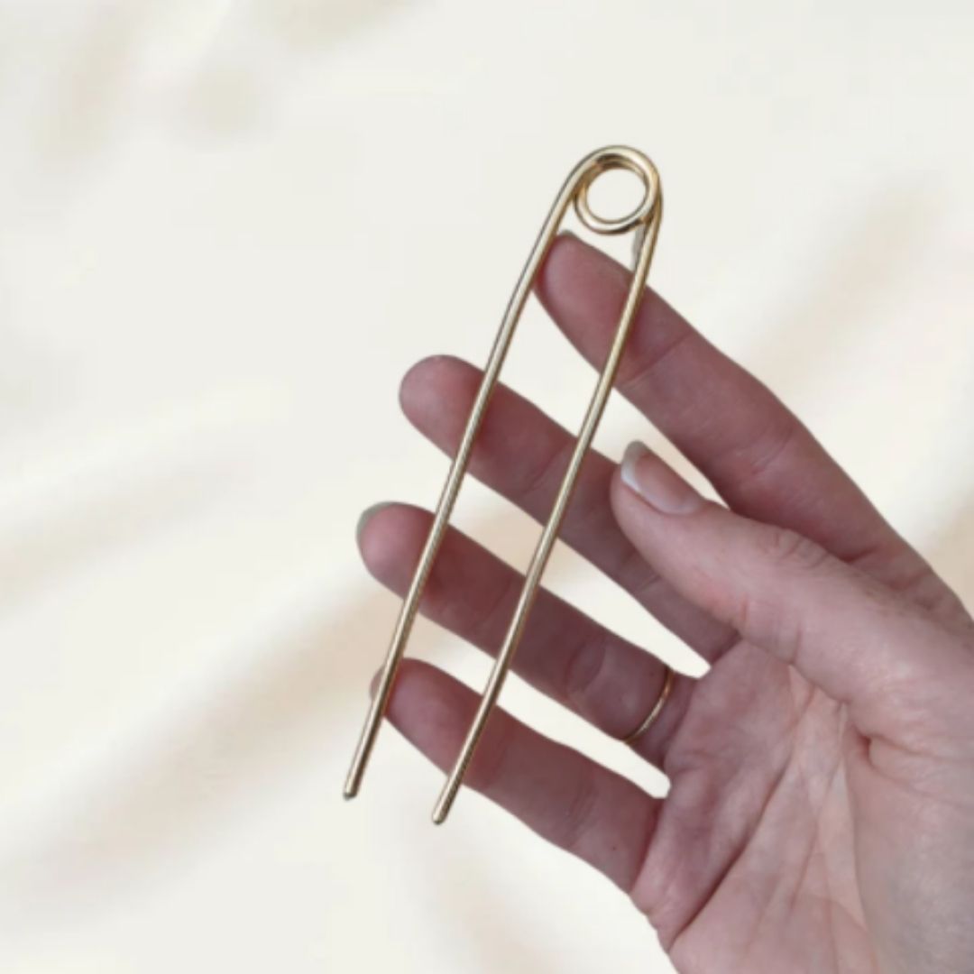 Safety Pin Hair Fork