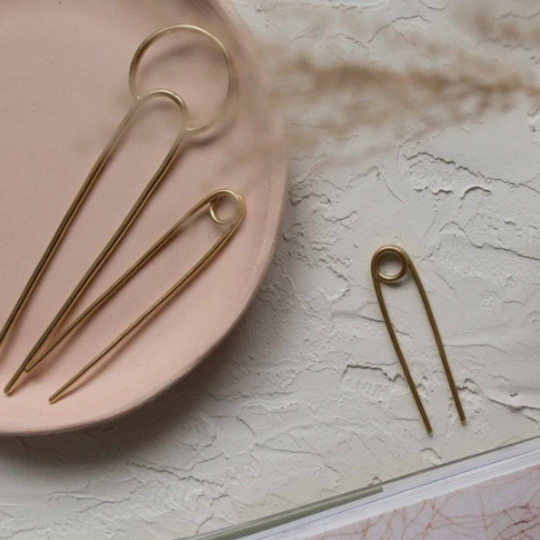 Safety Pin Hair Fork
