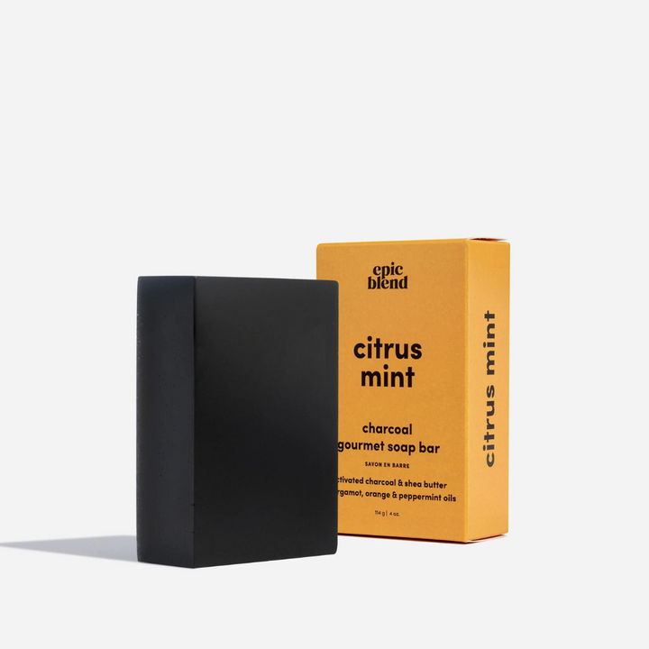 Citrus Mint Charcoal Bar Soap