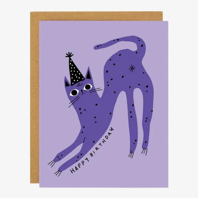 Cheeky Cat Birthday Card