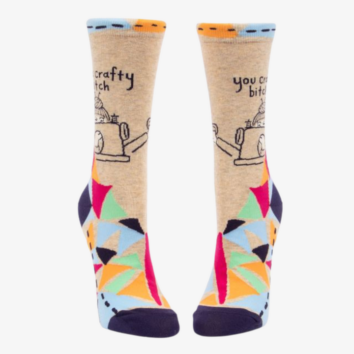 You Crafty Bitch Womens Socks